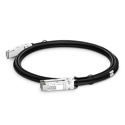 200 g QSFP56 till 2 × 100G QSFP56 Passiv direkt bifogad kopparkabel (DAC), 1. 5-3 M