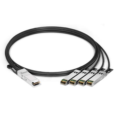 Superior Quality Compatible 1 0 0G QSFP28 till 4 x 25G SFP28 Passiv direkt bifogad kopparbrytningskabel 0,5 m -5 M